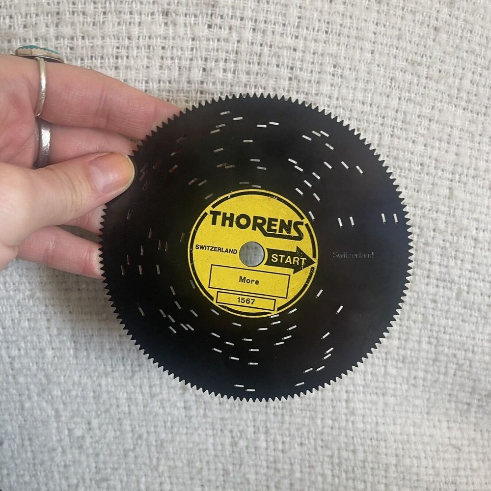 Thorens Switzerland 4 1/2" Disc Classic Show Tunes Music‎ #1567 More